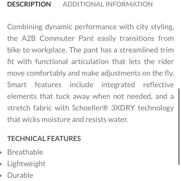 ARC’TERYX Men’s Commuter Pants - Picture 7 of 9
